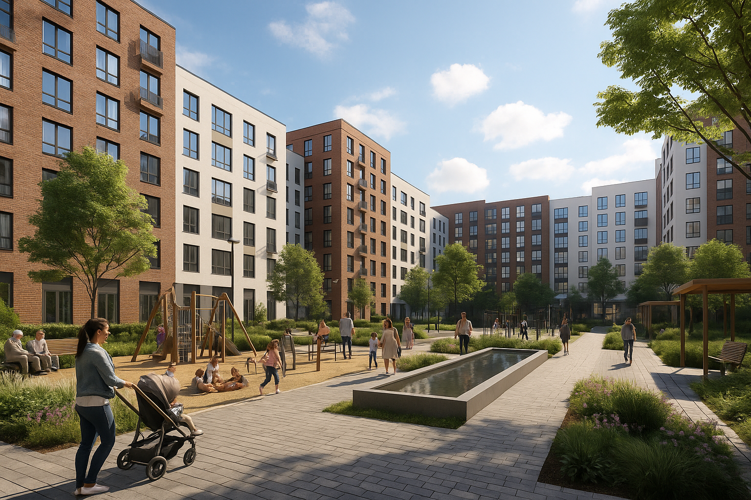 Кухня прямая с витриной на Сенной