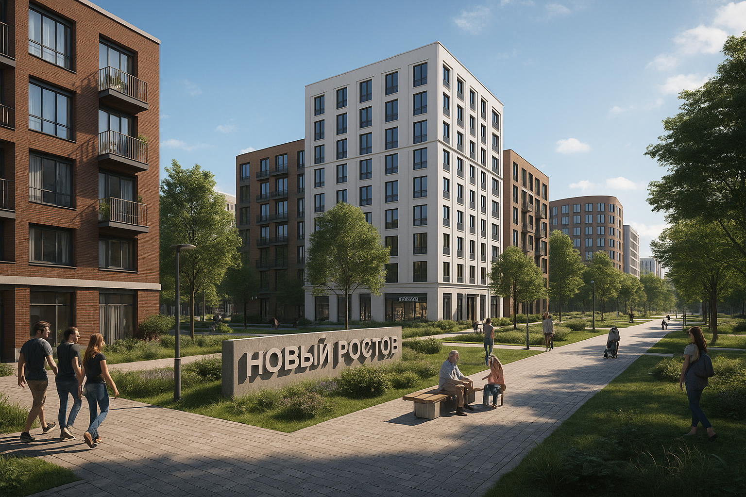 Кухня с островом на Клинической